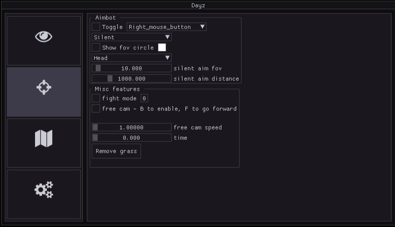 A person playing DayZ game, using modded server