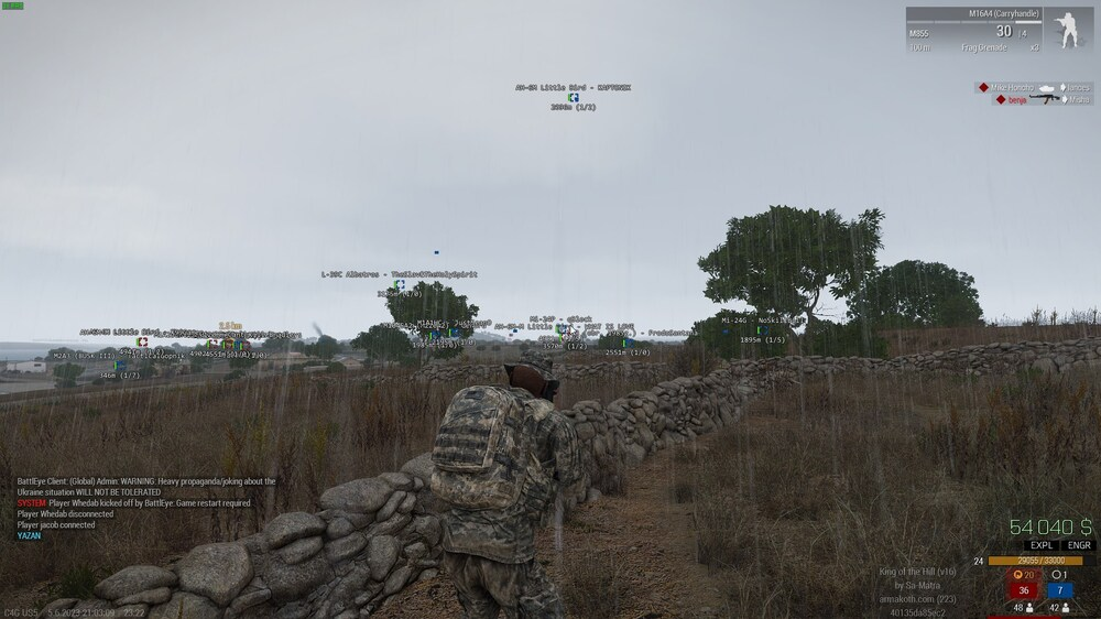 Arma 3 ESP used on king of the hill